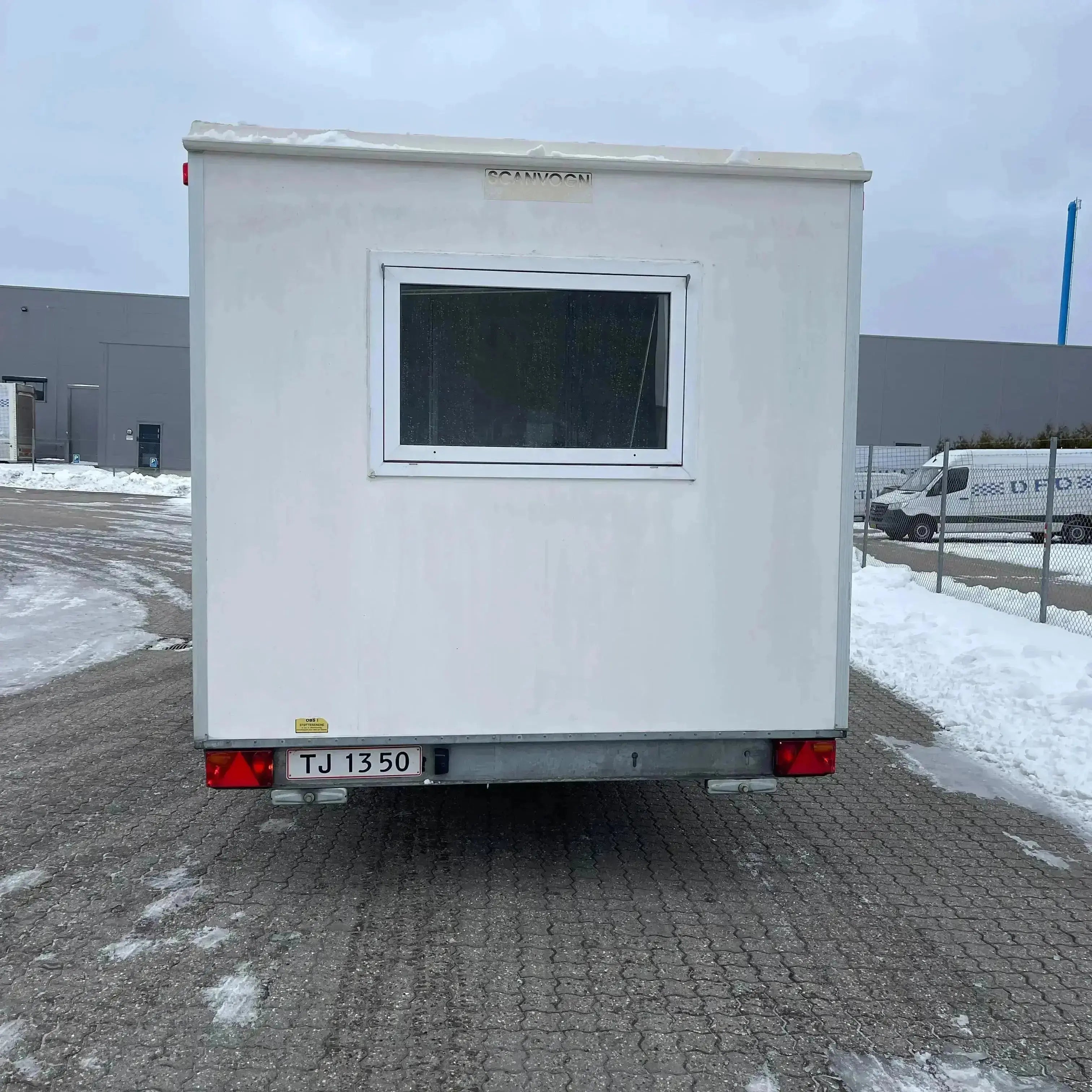 Beboelsesvogn 2-4 personers - Scanvogn Type 730-Køb brugte letvogne og skurvogne hos Letvogne.dk – Stort udvalg og hurtig levering