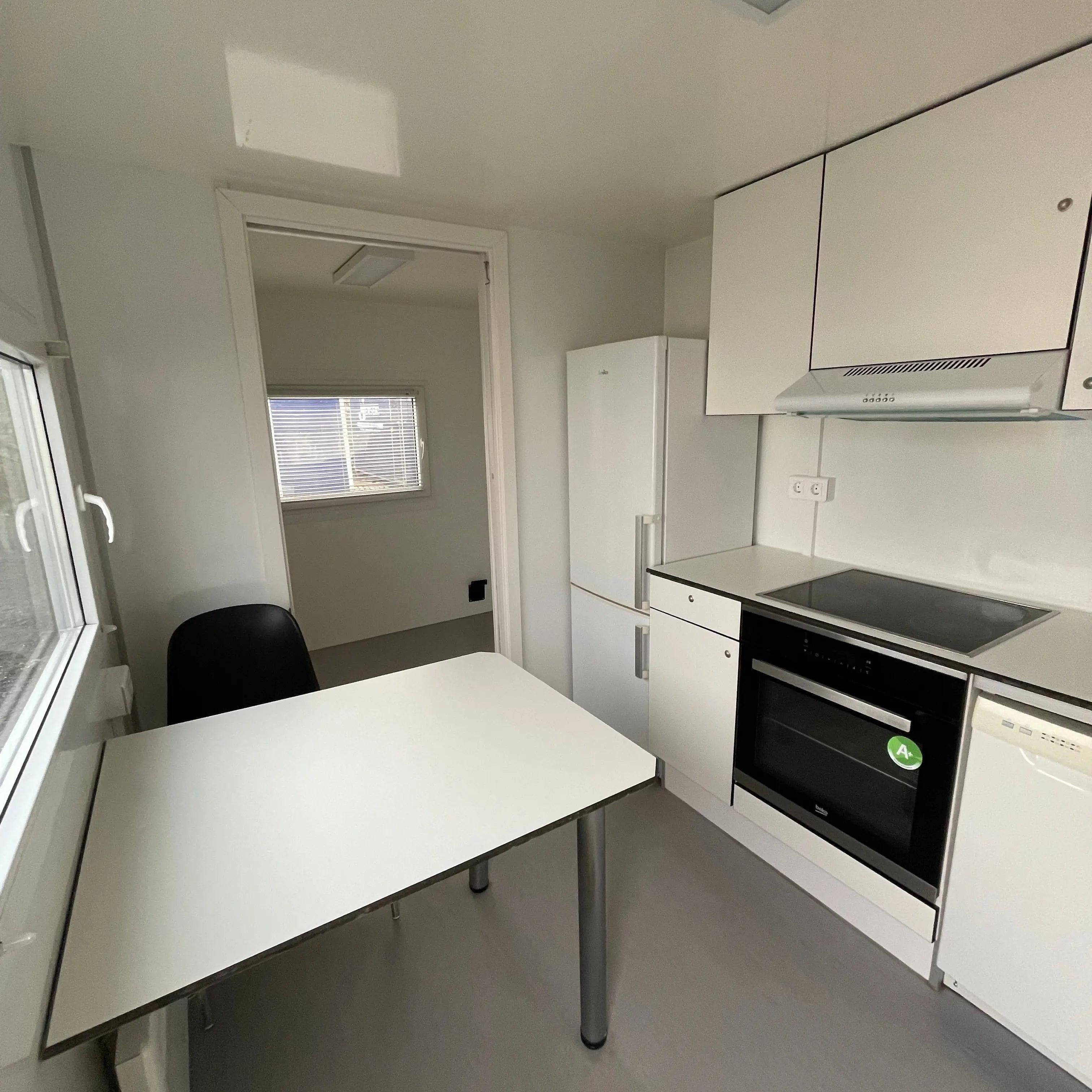 Beboelsesvogn 2 personers - Easywagon Type 570-Køb brugte letvogne og skurvogne hos Letvogne.dk – Stort udvalg og hurtig levering