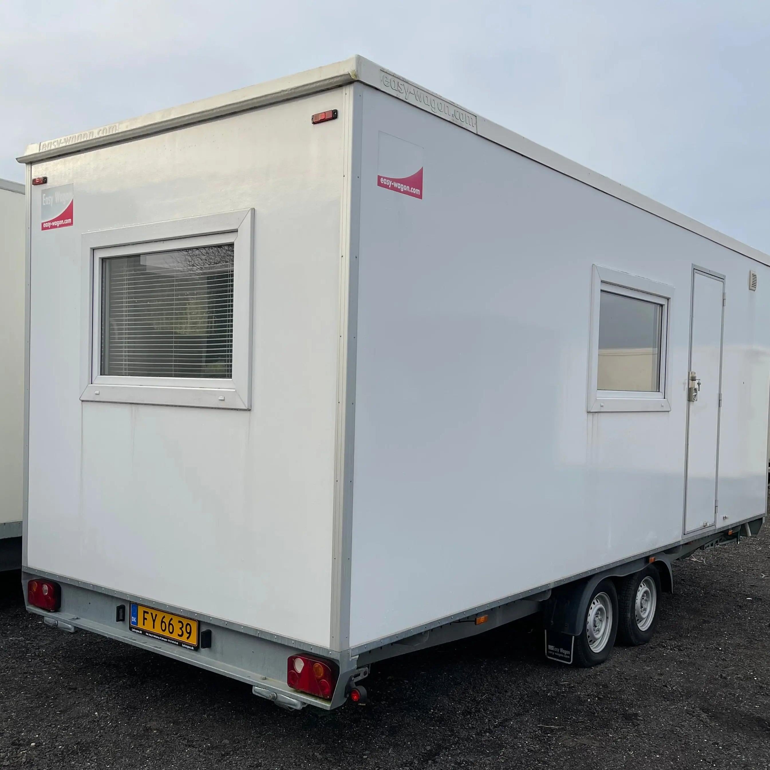 Beboelsesvogn 2 personers - Easywagon Type 570-Køb brugte letvogne og skurvogne hos Letvogne.dk – Stort udvalg og hurtig levering