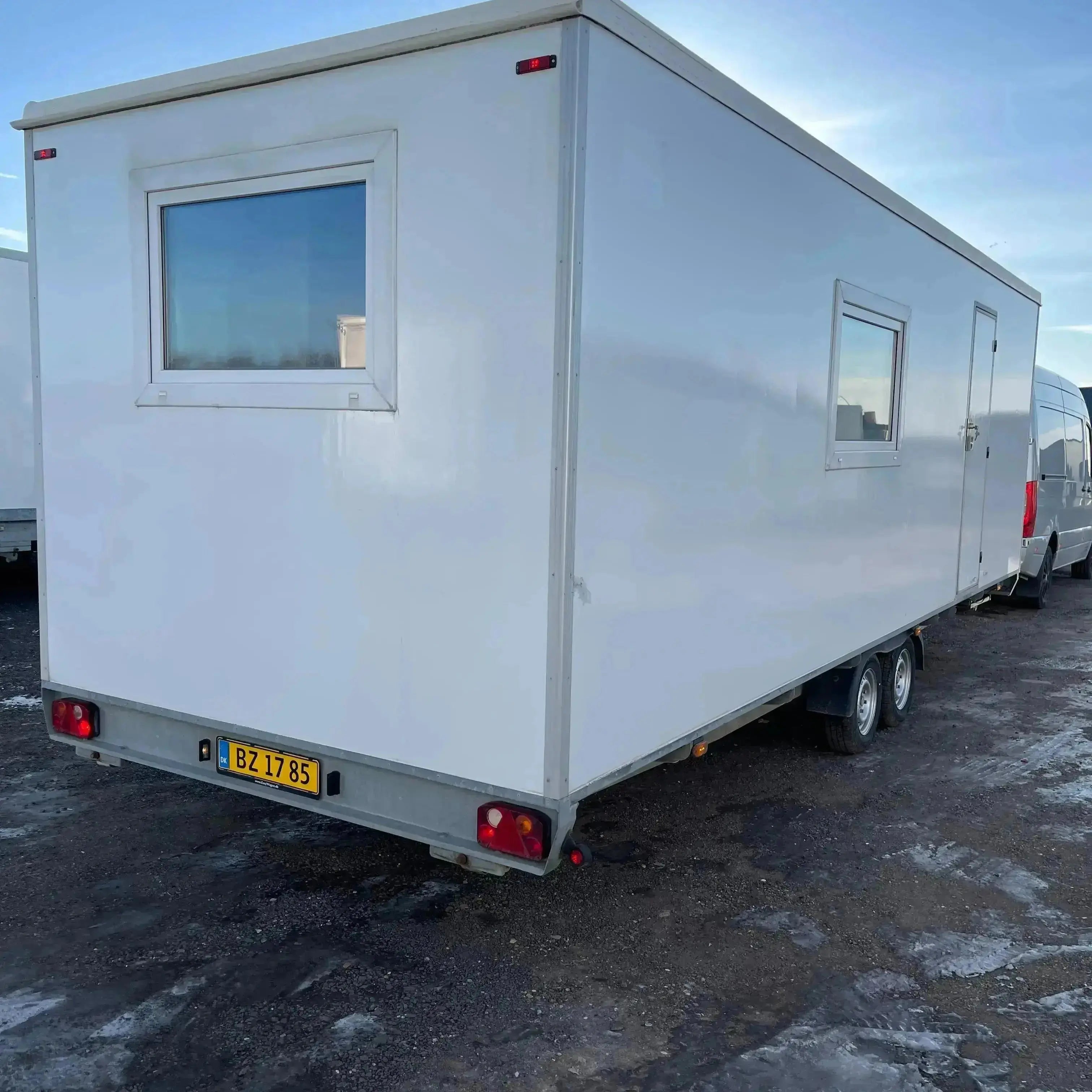 Beboelsesvogn 2 personers - Easywagon Type 730-Køb brugte letvogne og skurvogne hos Letvogne.dk – Stort udvalg og hurtig levering