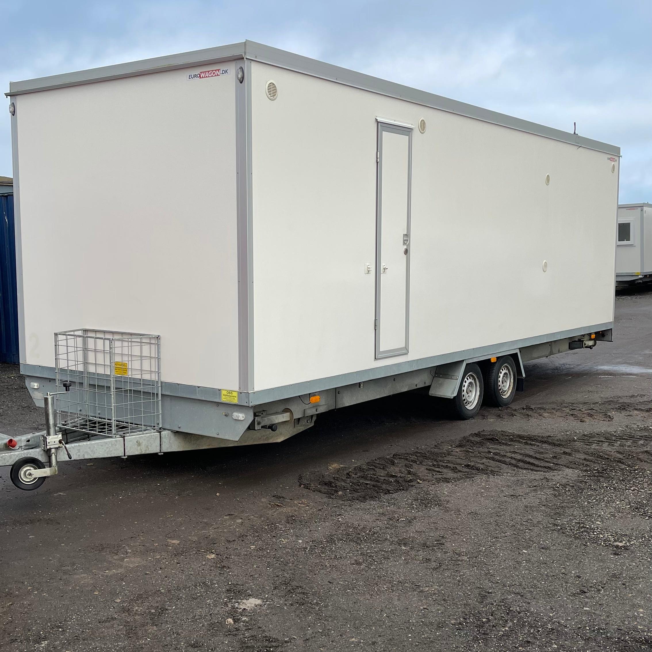 Beboelsesvogn 2 personers - Eurowagon Årgang 2016 Type 33 - 73-Køb brugte letvogne og skurvogne hos Letvogne.dk – Stort udvalg og hurtig levering