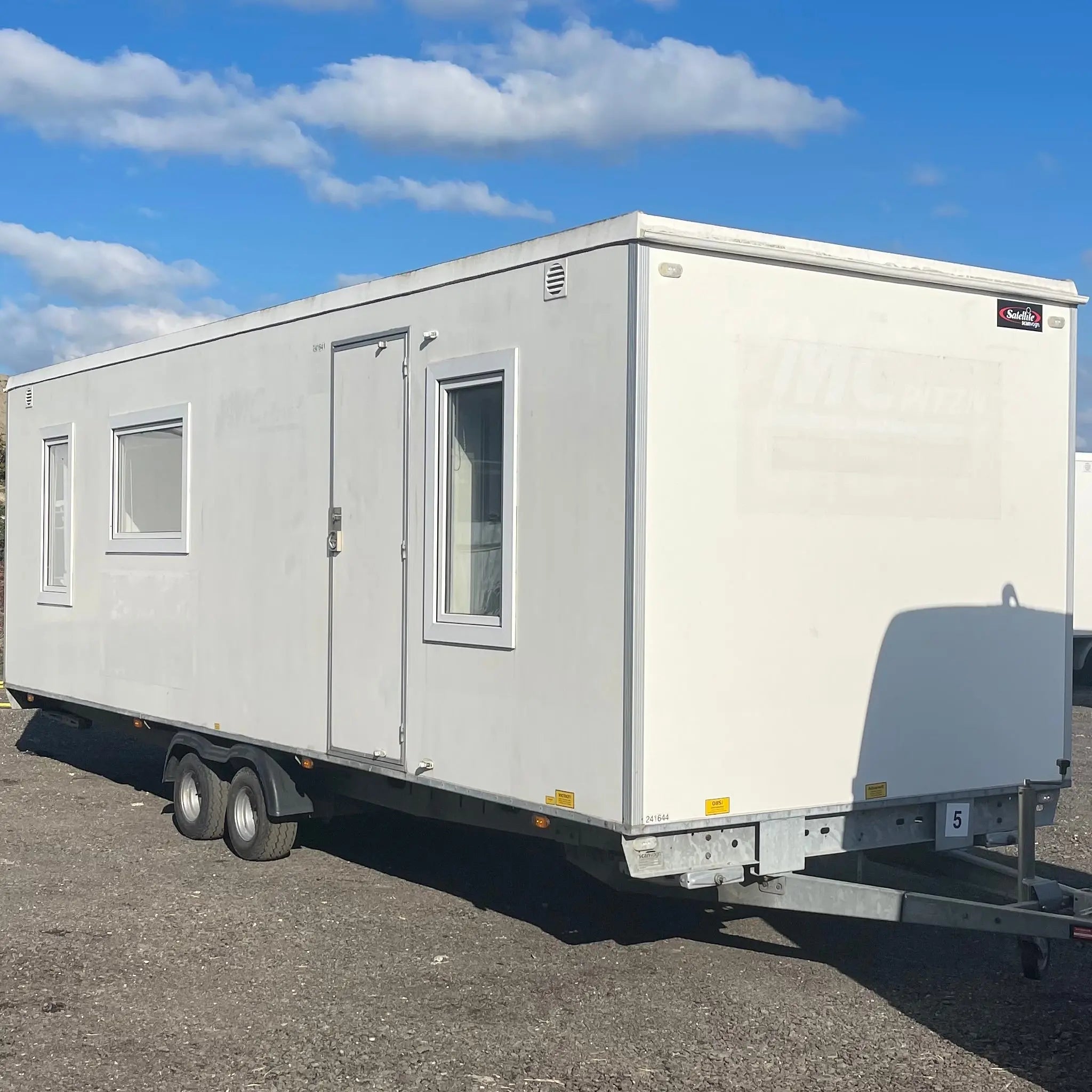 Beboelsesvogn 4 personers - Scanvogn Årgang 2008 Type 730-Køb brugte letvogne og skurvogne hos Letvogne.dk – Stort udvalg og hurtig levering