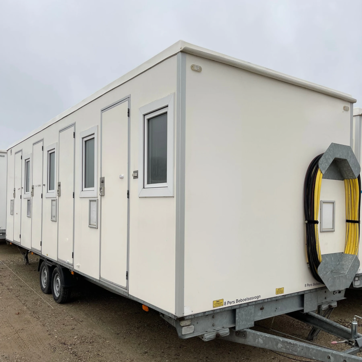 Beboelsesvogn / Sovevogn 8 personers - Scanvogn Type 730-Køb brugte letvogne og skurvogne hos Letvogne.dk – Stort udvalg og hurtig levering