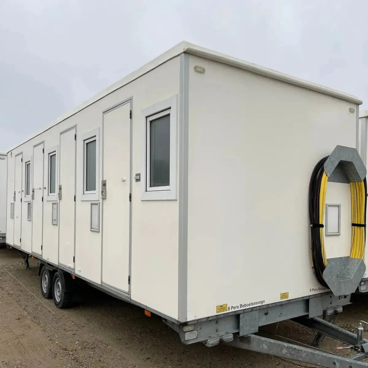 Beboelsesvogn / Sovevogn 8 personers - Scanvogn Type 730-Køb brugte letvogne og skurvogne hos Letvogne.dk – Stort udvalg og hurtig levering