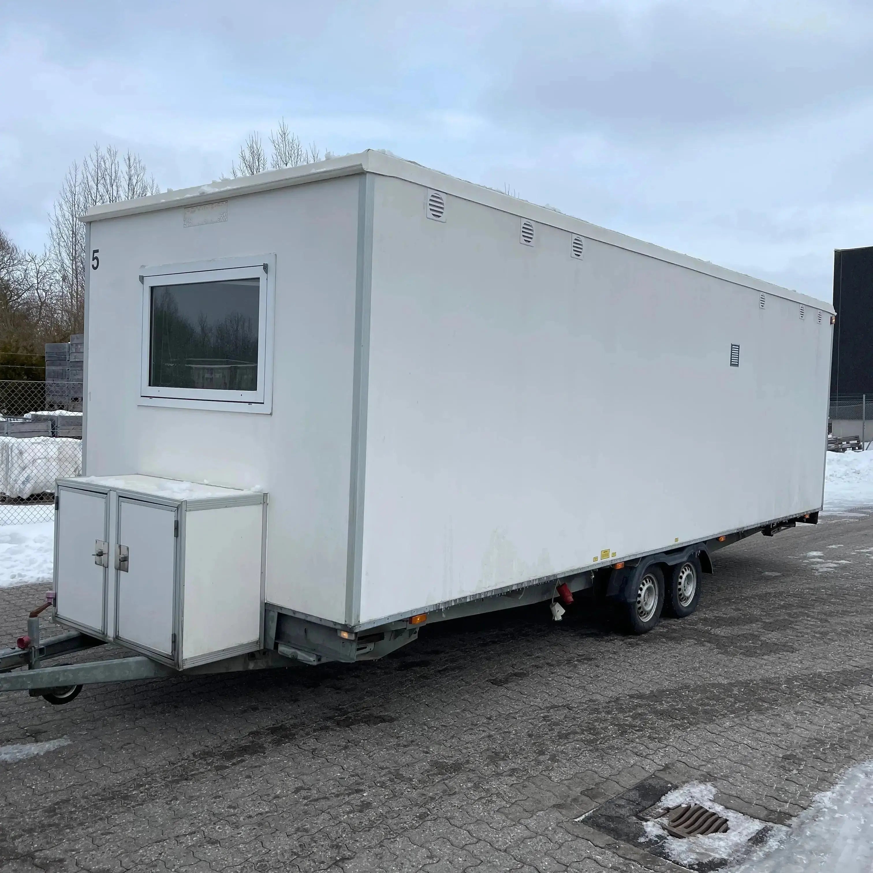 Beboelsesvogn 2-4 personers - Scanvogn Type 730-Køb brugte letvogne og skurvogne hos Letvogne.dk – Stort udvalg og hurtig levering