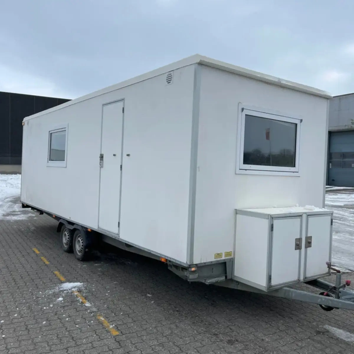 Beboelsesvogn 2-4 personers - Scanvogn Type 730-Køb brugte letvogne og skurvogne hos Letvogne.dk – Stort udvalg og hurtig levering