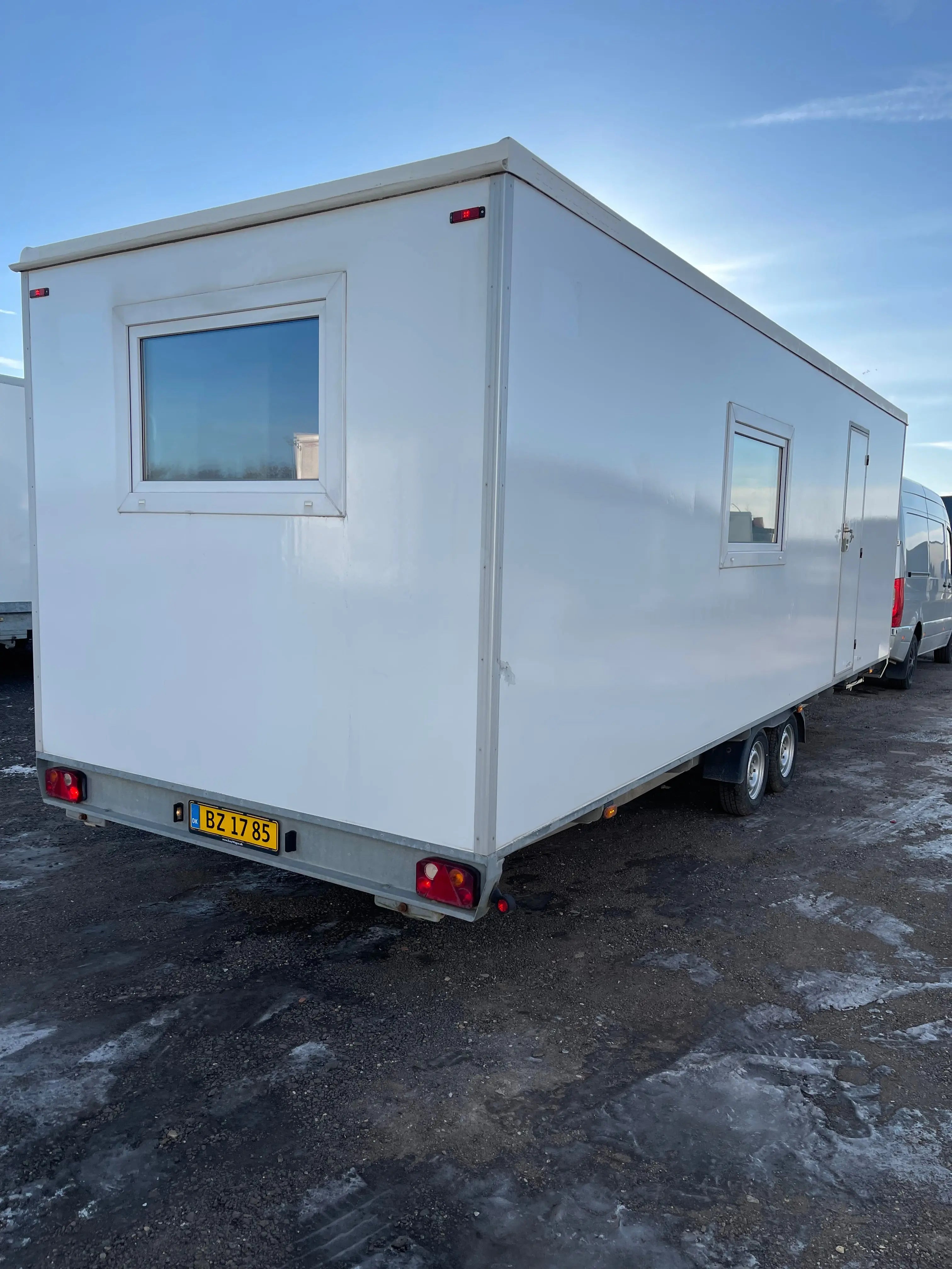 Beboelsesvogn 2 personers - Easywagon Type 730-Køb brugte letvogne og skurvogne hos Letvogne.dk – Stort udvalg og hurtig levering