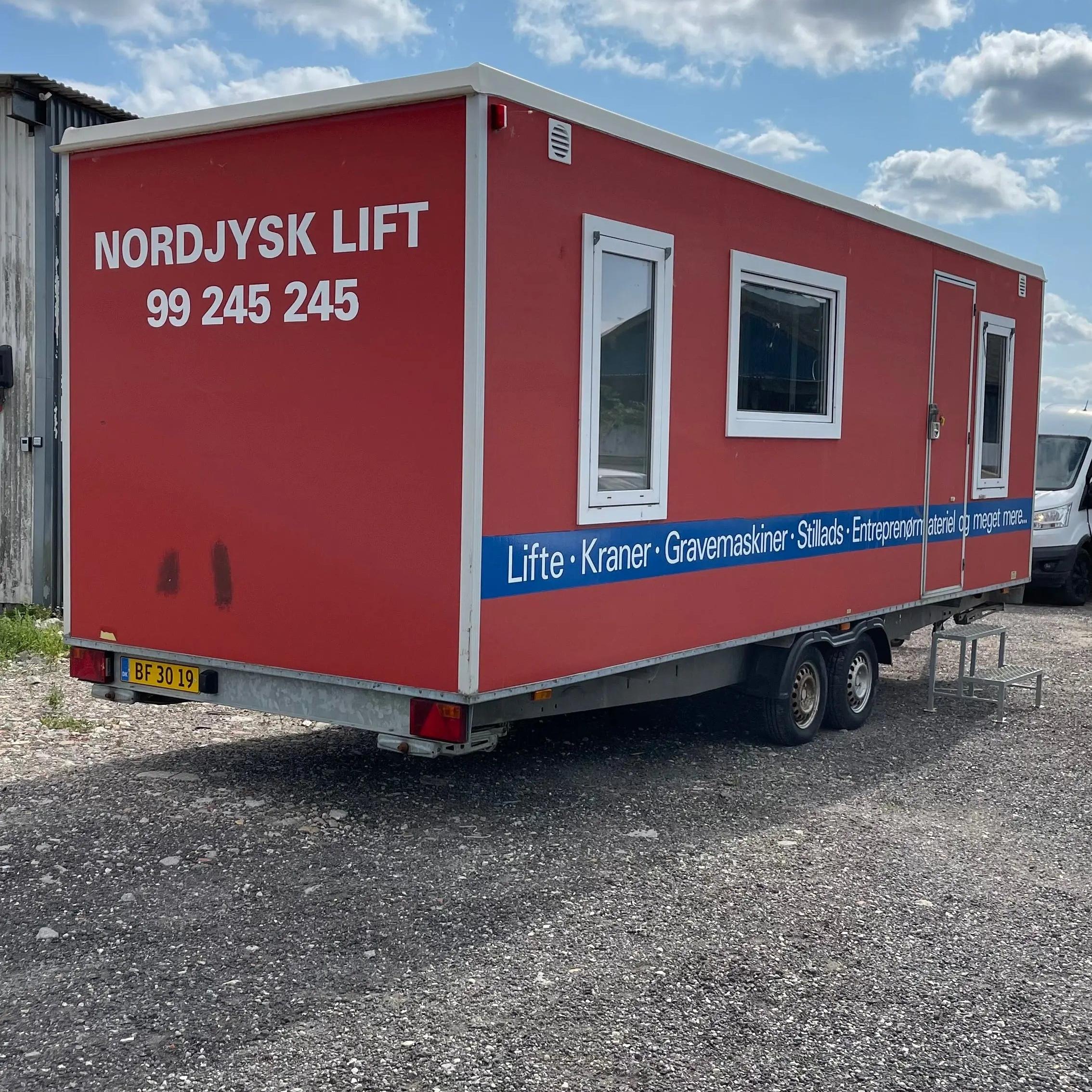 Beboelsesvogn 4 personers - Scanvogn Årgang 2006 Type 730-Køb brugte letvogne og skurvogne hos Letvogne.dk – Stort udvalg og hurtig levering