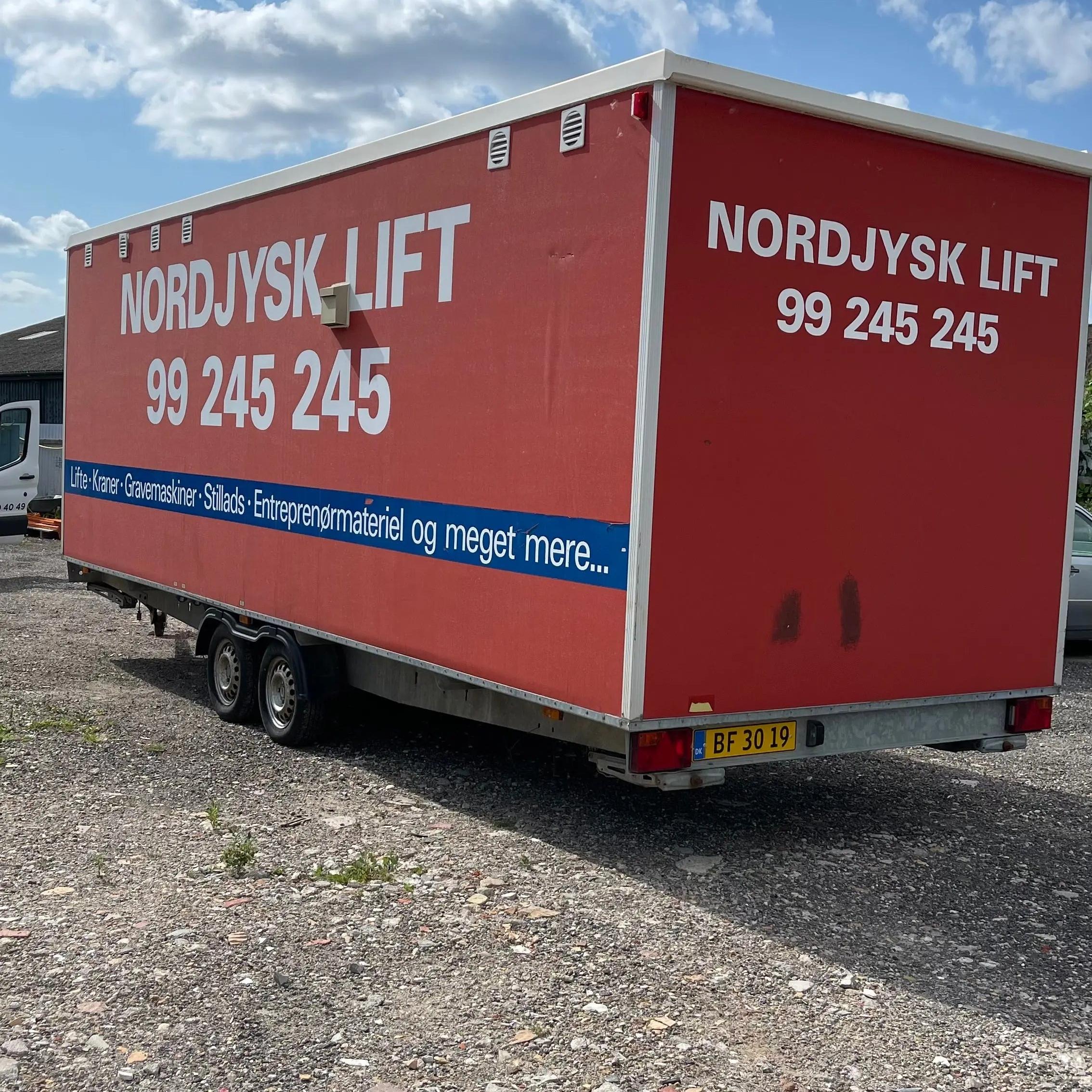 Beboelsesvogn 4 personers - Scanvogn Årgang 2006 Type 730-Køb brugte letvogne og skurvogne hos Letvogne.dk – Stort udvalg og hurtig levering