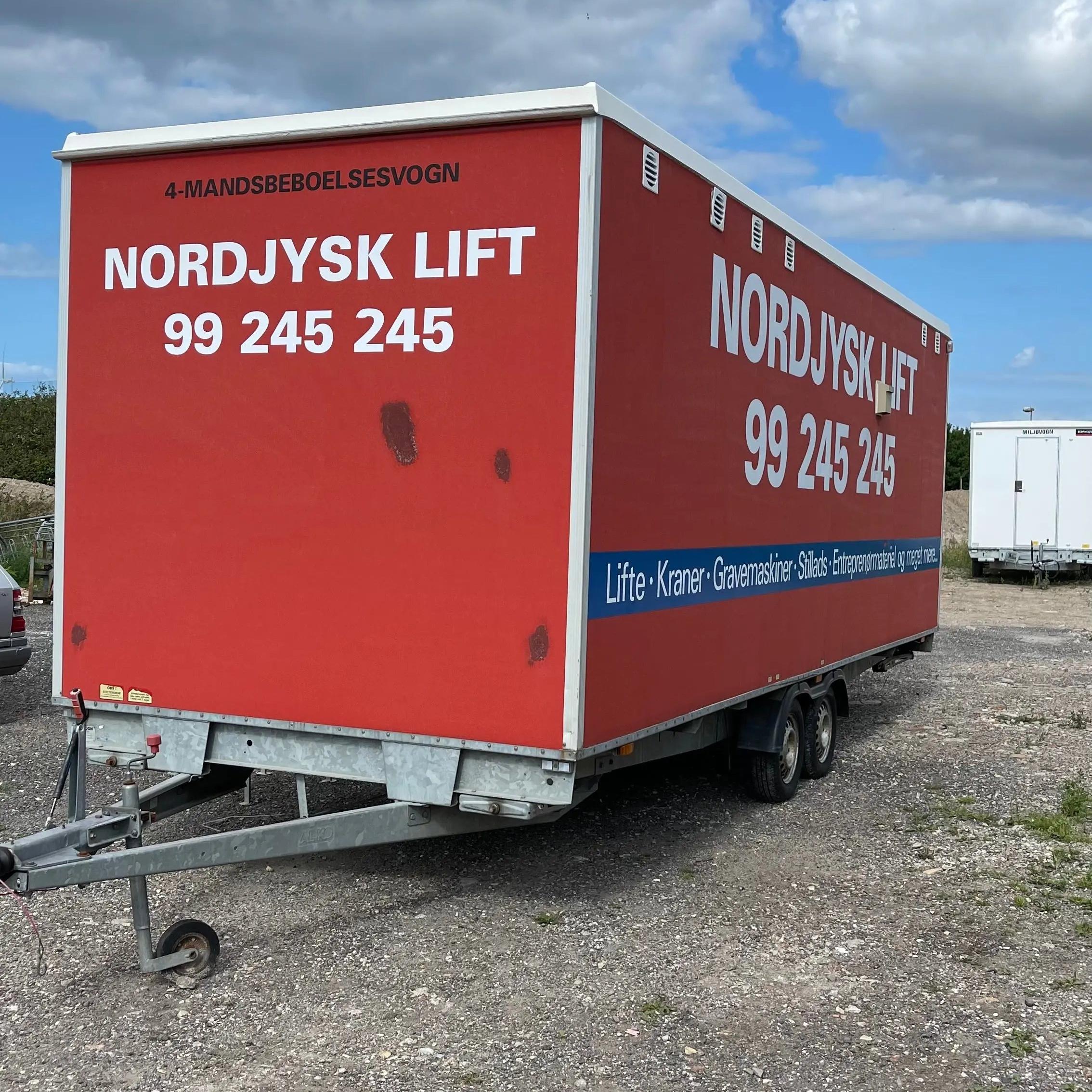 Beboelsesvogn 4 personers - Scanvogn Årgang 2006 Type 730-Køb brugte letvogne og skurvogne hos Letvogne.dk – Stort udvalg og hurtig levering