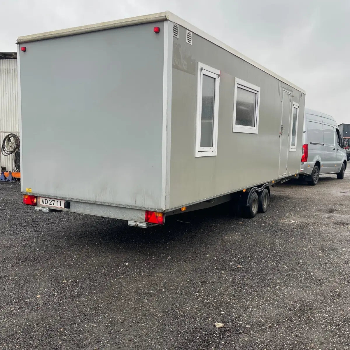 Beboelsesvogn 4 personers - Scanvogn Type 730-Køb brugte letvogne og skurvogne hos Letvogne.dk – Stort udvalg og hurtig levering