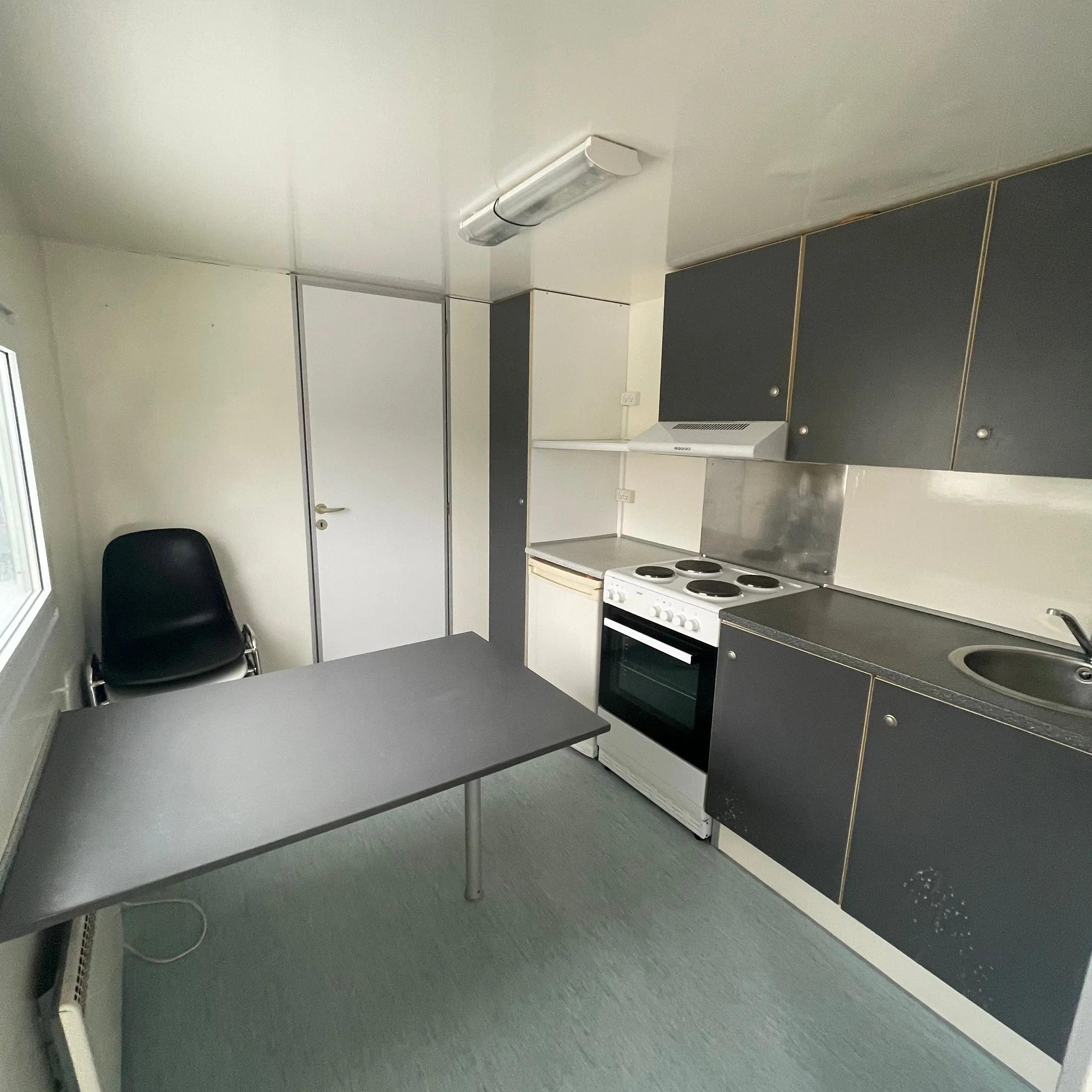 Beboelsesvogn 4 personers - Scanvogn Type 730-Køb brugte letvogne og skurvogne hos Letvogne.dk – Stort udvalg og hurtig levering