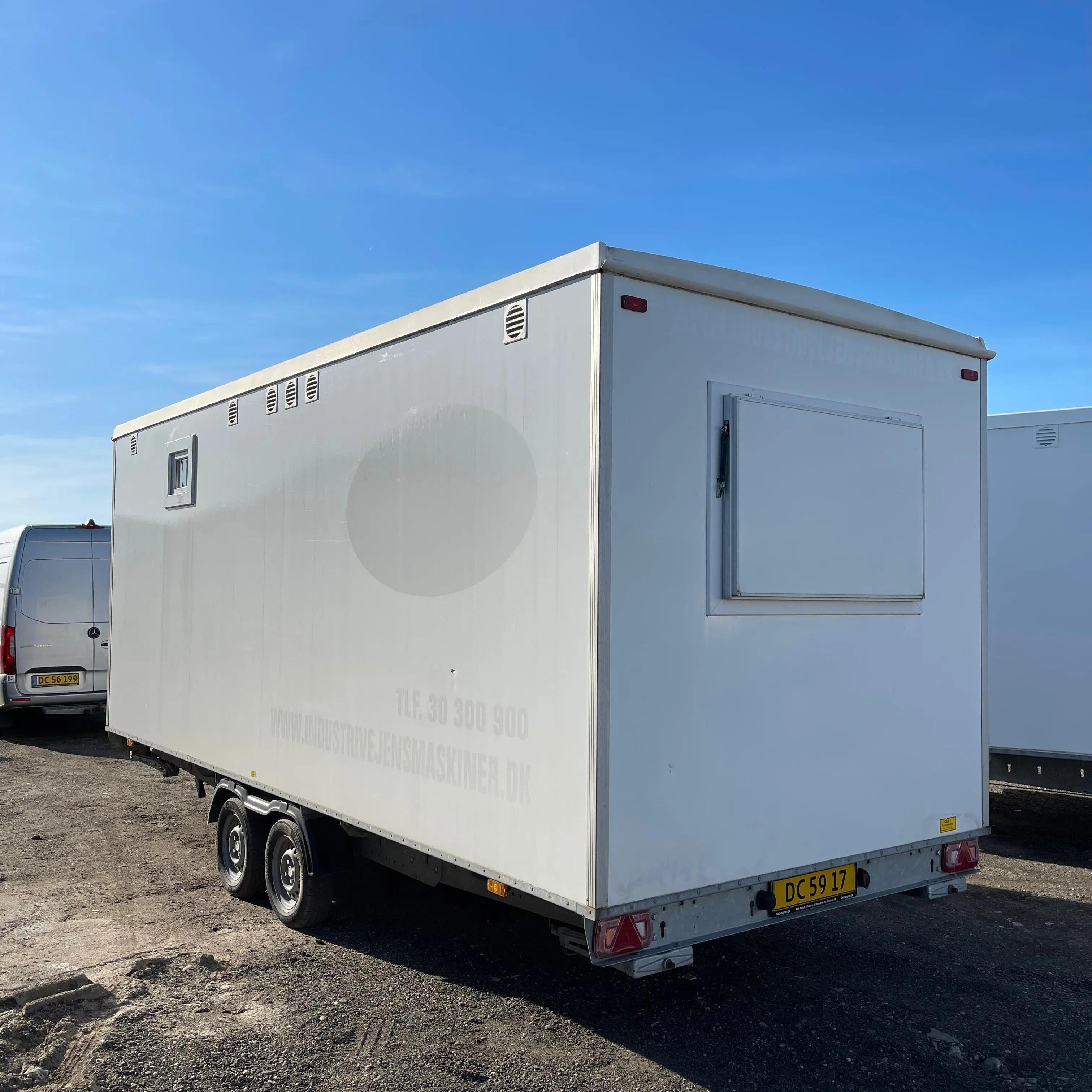 Miljøvogn 3 personers m. Kværn - Scanvogn-Køb brugte letvogne og skurvogne hos Letvogne.dk – Stort udvalg og hurtig levering